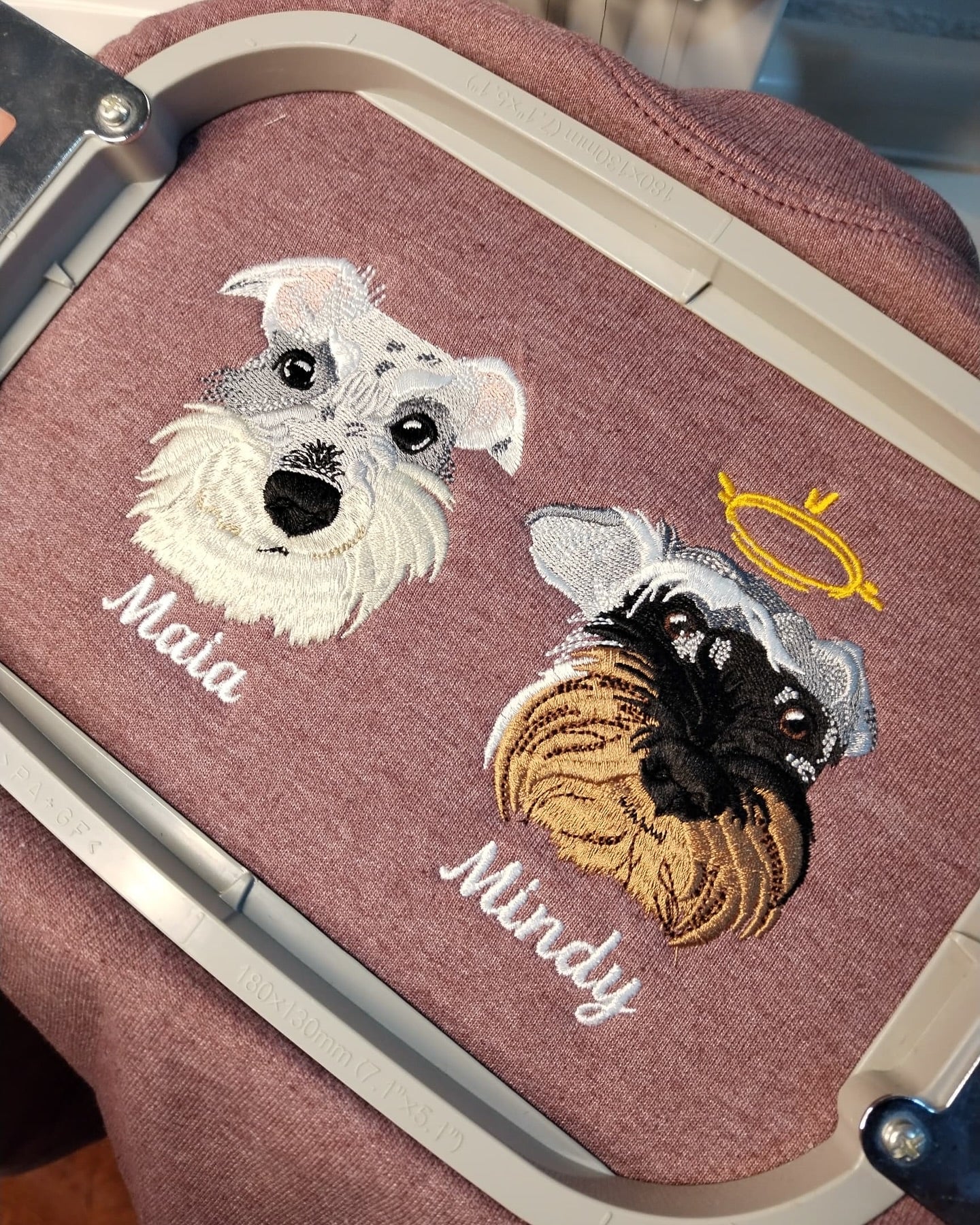 🐾 Bordado hiper-realista 🧵