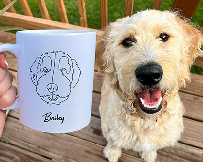 ☕️ Taza Personalizada Silueta Mascota 😻