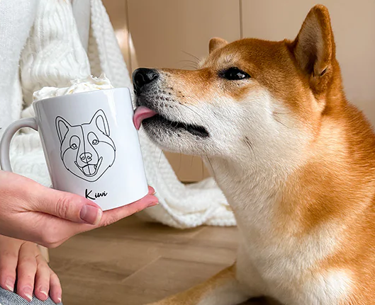 ☕️ Taza Personalizada Silueta Mascota 😻