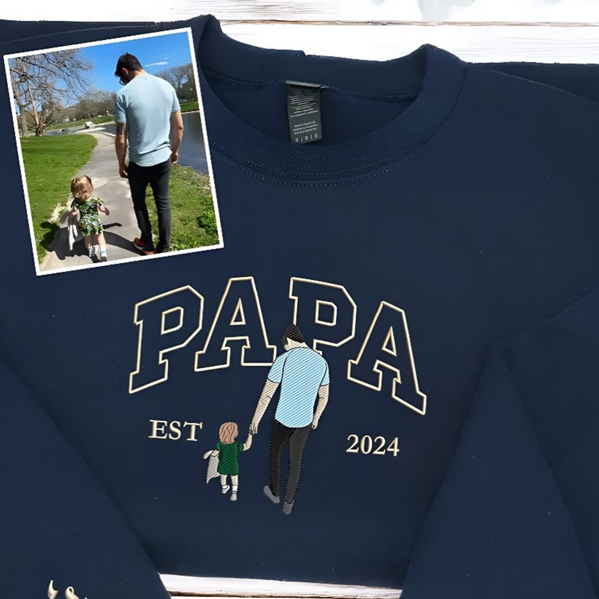 Mama / Papa / Abuelo/a (College Font) 💘