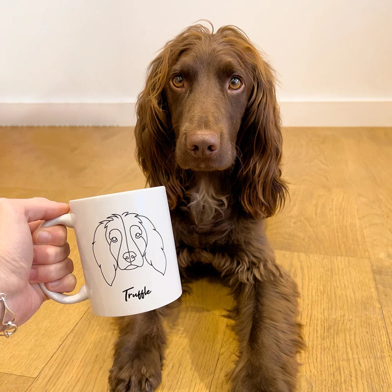 ☕️ Taza Personalizada Silueta Mascota 😻